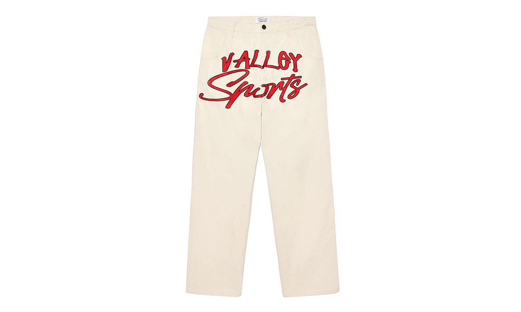 Symbol Denim Pants "White" VAL161
