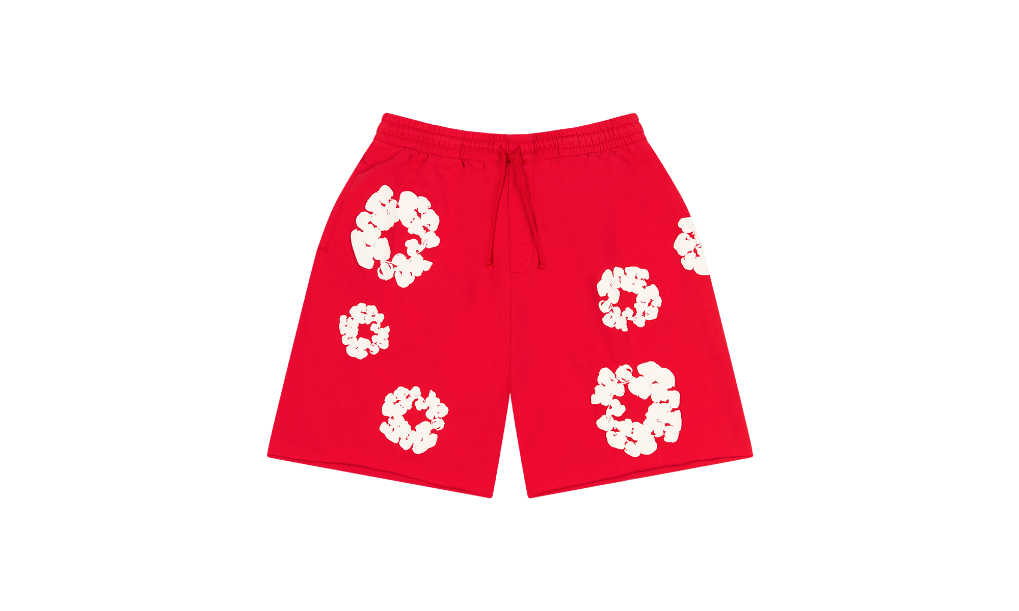 Cotton Wreath Sweatshorts "Red" DT164