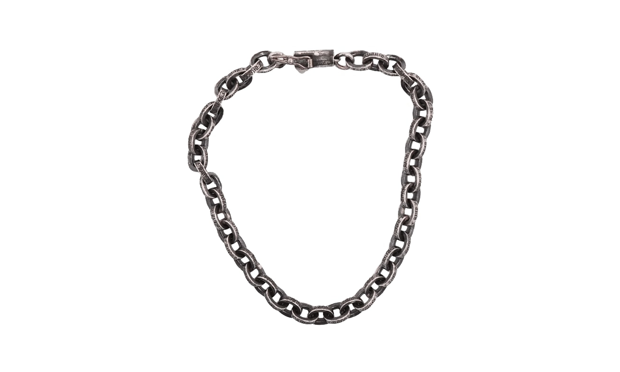 Paper chain bracelet "8 inches - Silver" CHRM0400
