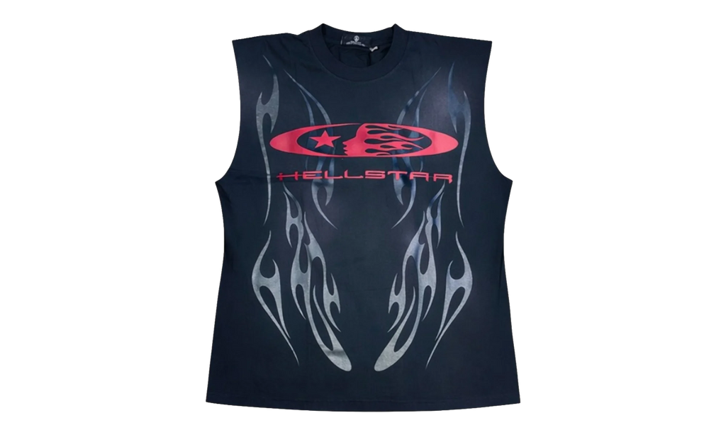Flame Sleeveless T-Shirt "Grey" HSR191