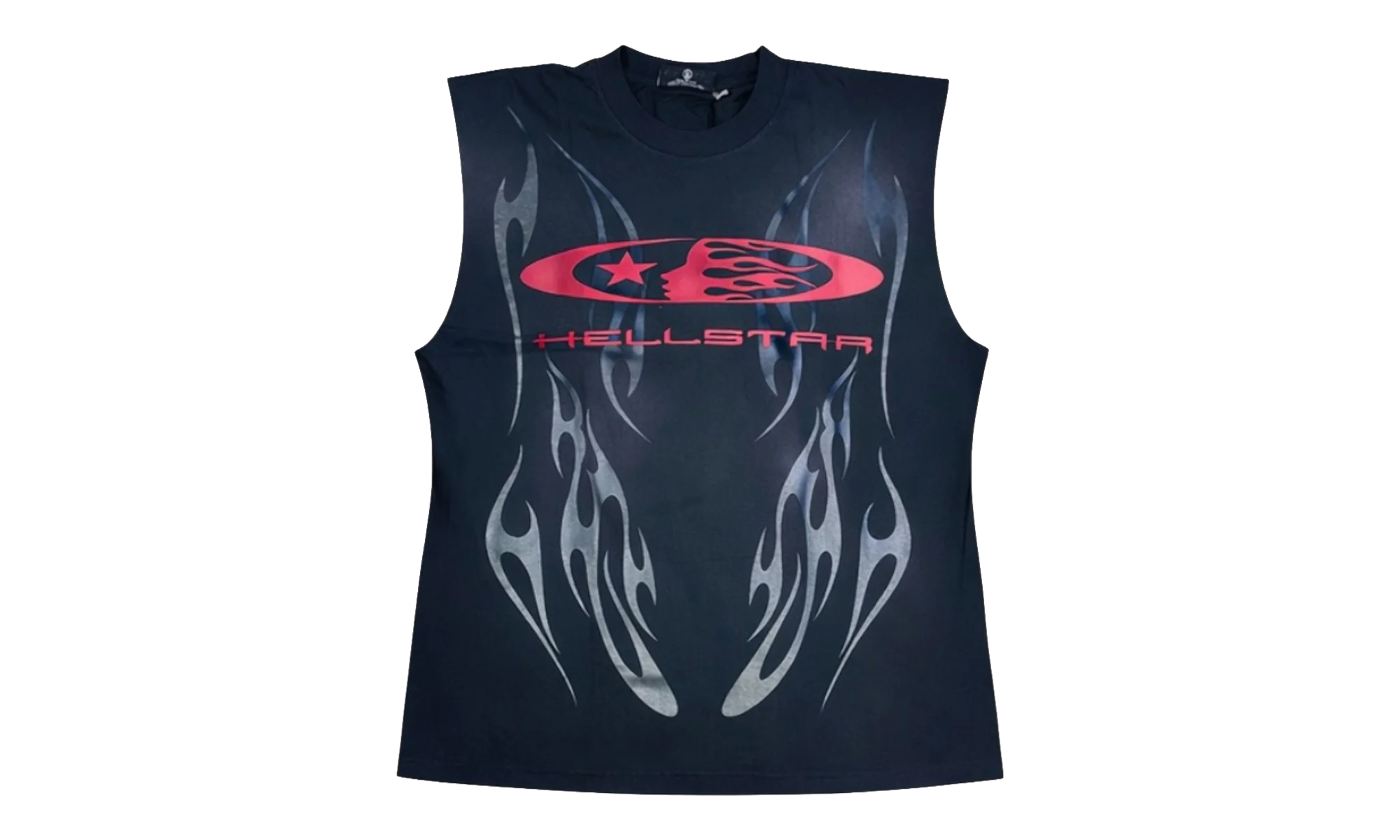 Flame Sleeveless T-Shirt "Grey" HSR191