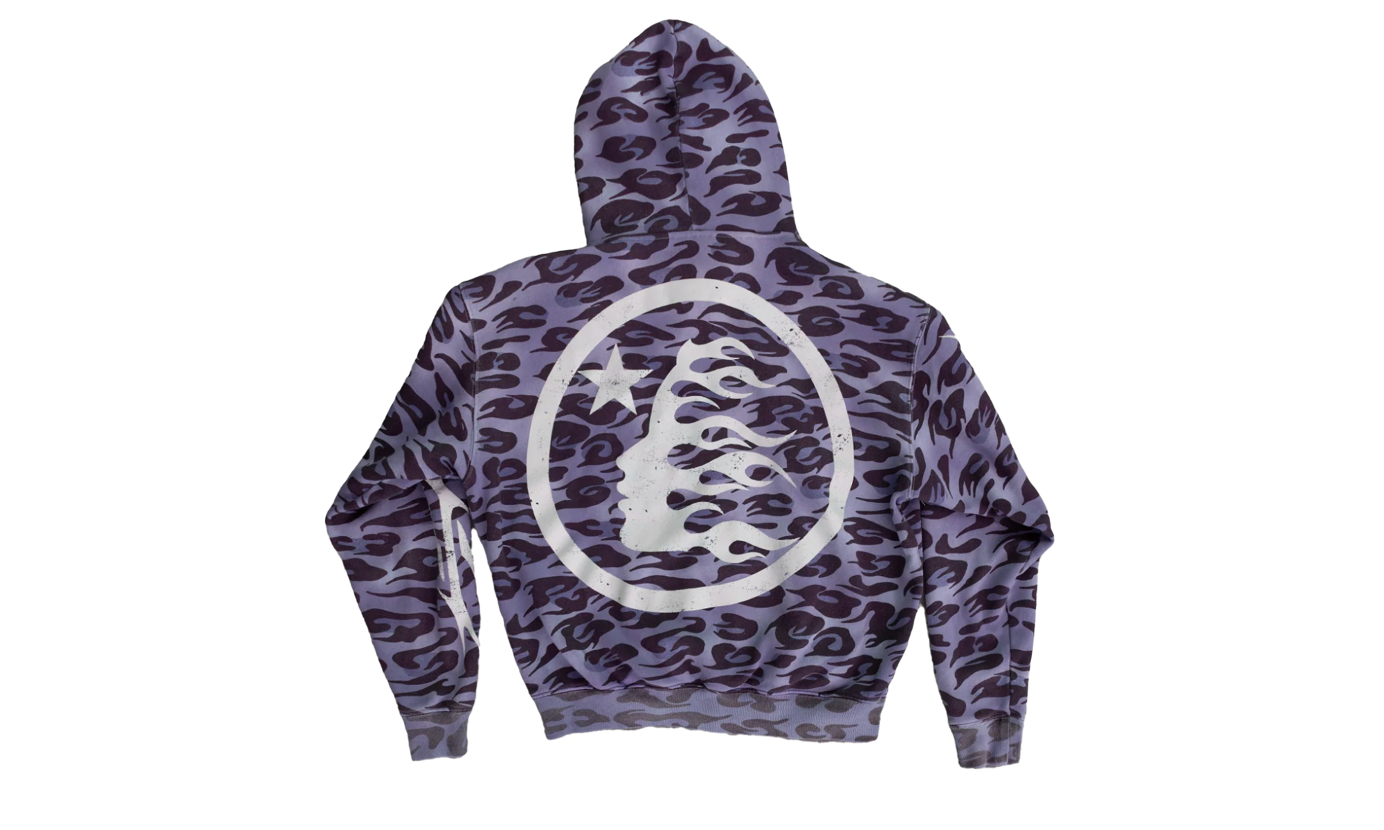 Cheetah Zip-Up Hoodie "Purple" HSR072