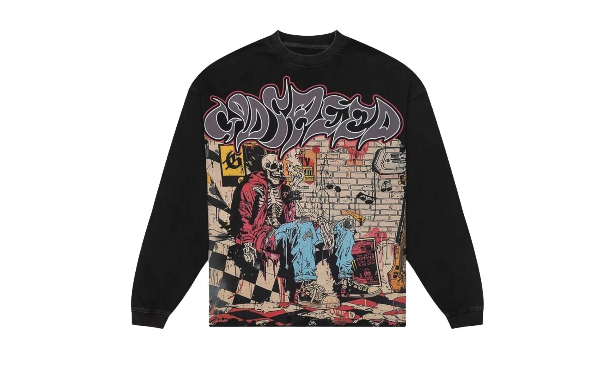 Stoner Long Sleeve Tee "Black Wash" BFI6CUG9