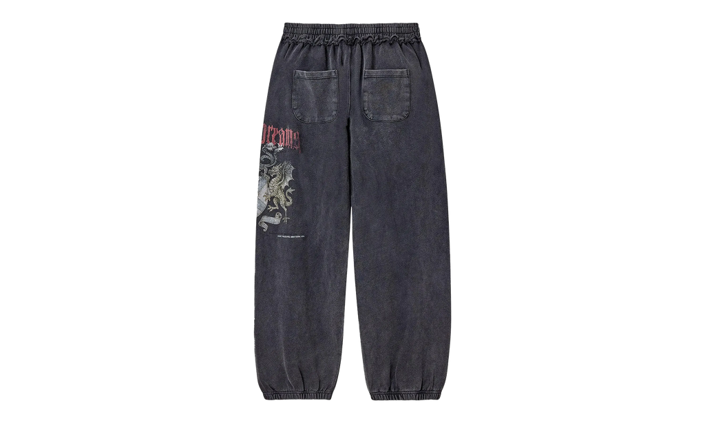 Crested Vendetta Sweatpants "Washed Black" LRF6I2UR