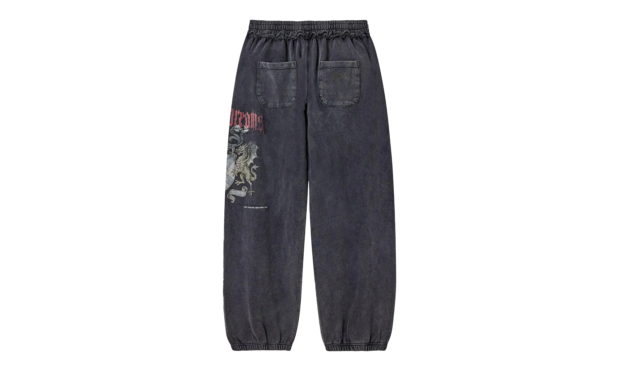 Crested Vendetta Sweatpants "Washed Black" LRF6I2UR