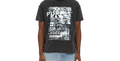 Inside Out Textured Distressed SS Tee "Black" P101 TBBS429