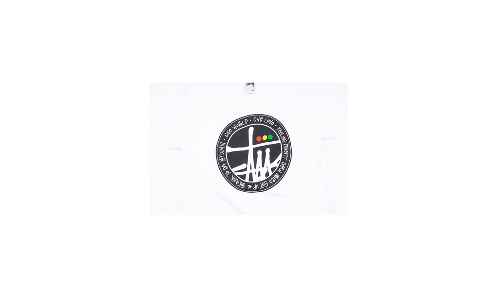one world one love T-shirt "White" STUS86