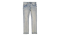 OIL REPAIR SLIM STRAIGHT SKINNY JEANS "Super Light Indigo" P011 SORS123