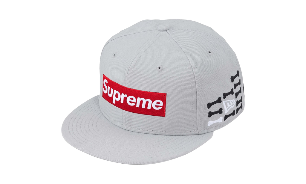 Bones Box Logo New Era 59Fifty Fitted Hat "Grey" SU26348