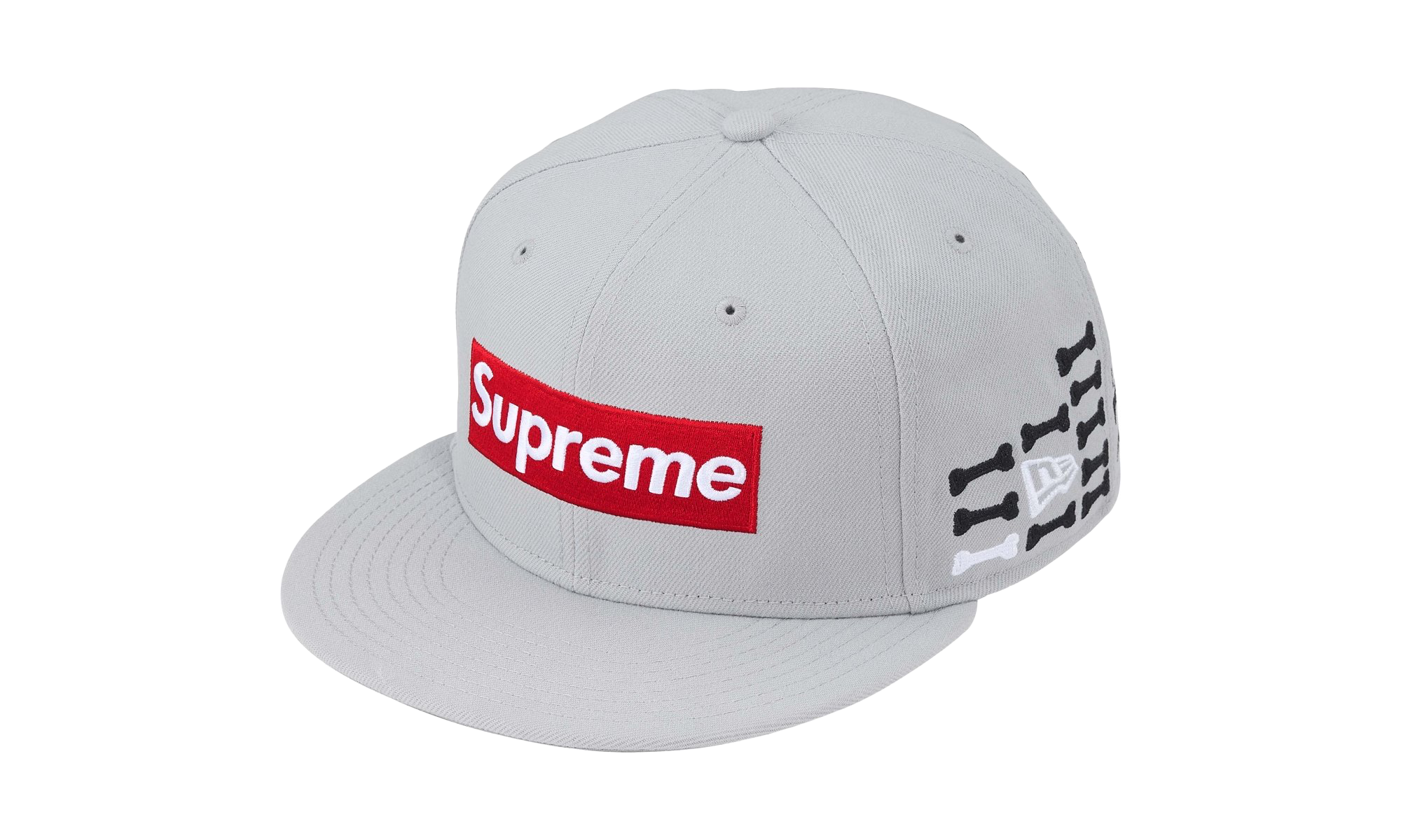 Bones Box Logo New Era 59Fifty Fitted Hat "Grey" SU26348