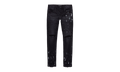 P001 Black Resin Knee Slit "Black" P001 BRKS122