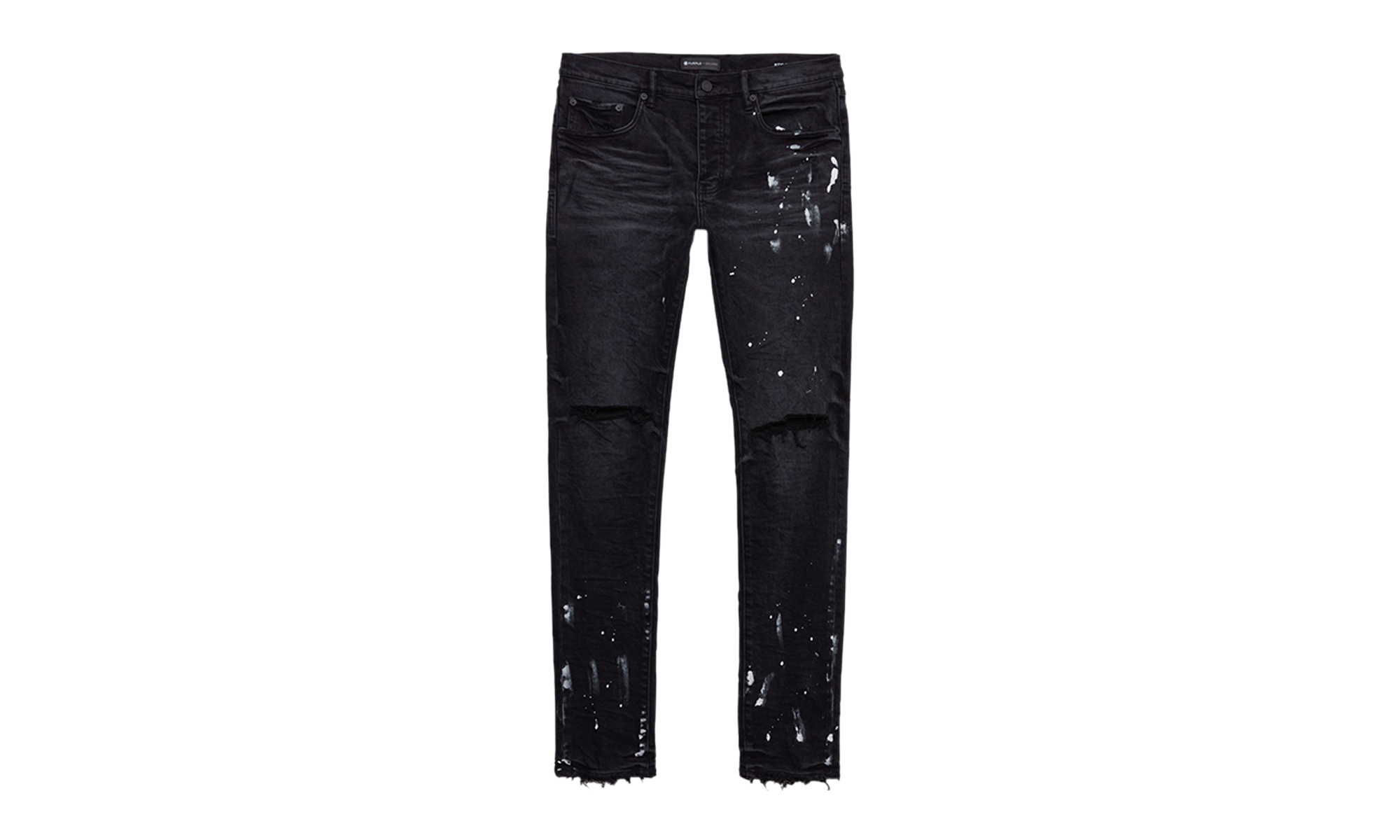 P001 Black Resin Knee Slit "Black" P001 BRKS122