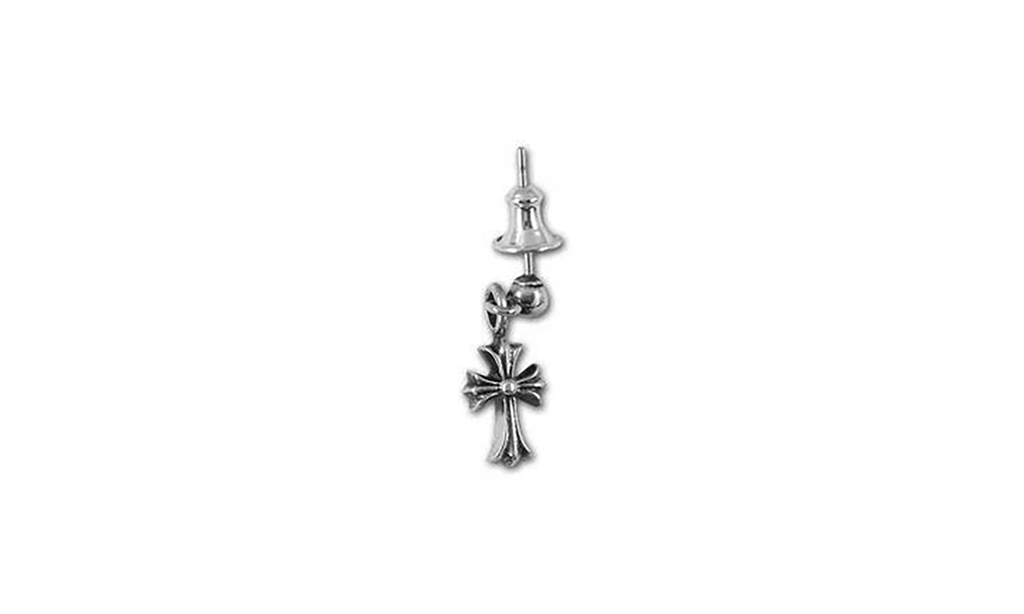 Tiny CH Cross Earring "Single Earring - Silver" CHRM0626