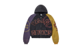 Valley Dreams Zip Up Hooded Jacket "Black / Purple / Yellow" TZUC8E1M