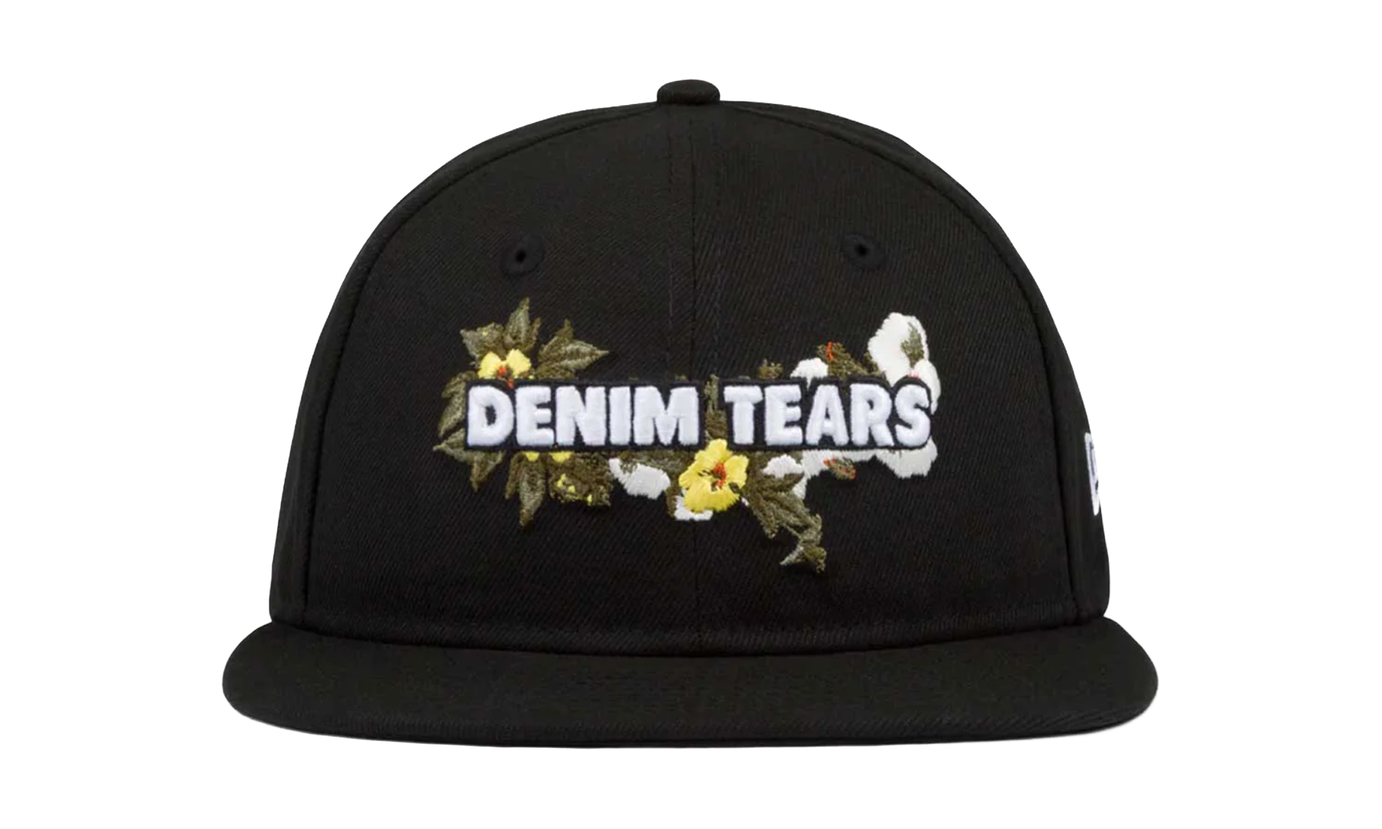 Floral Logo Adjustable Hat "New Era - Black" DT568