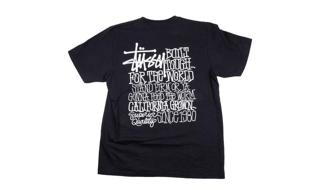 California Grown Pigment Dyed Tee "Black" STUS81