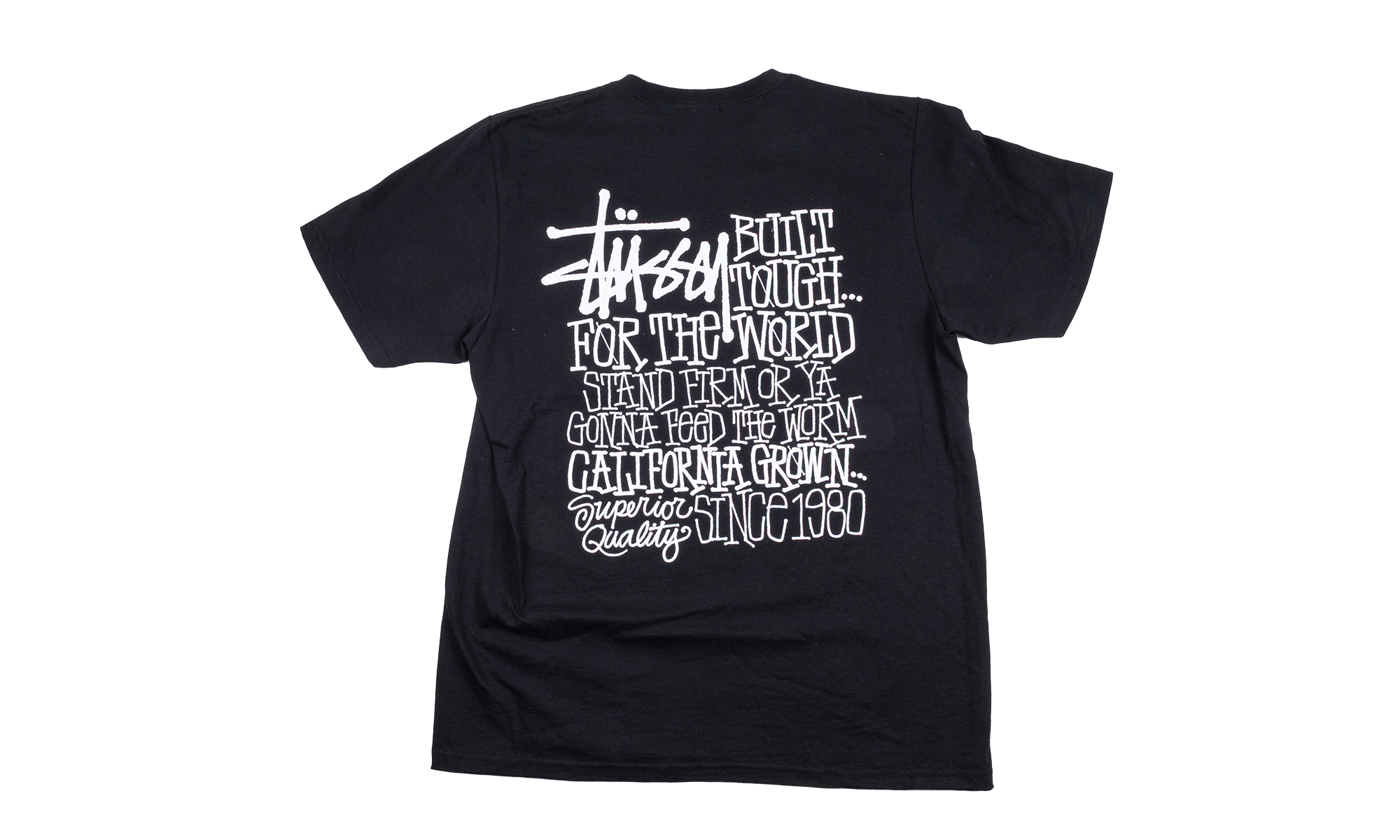 California Grown Pigment Dyed Tee "Black" STUS81