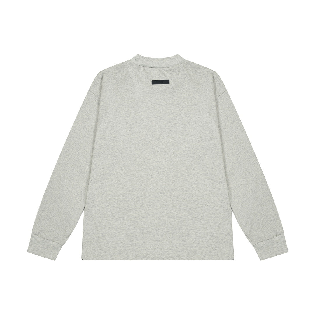 Fear of God Essentials 24SS Silicone Logo Knit Tee - Desert Wheat