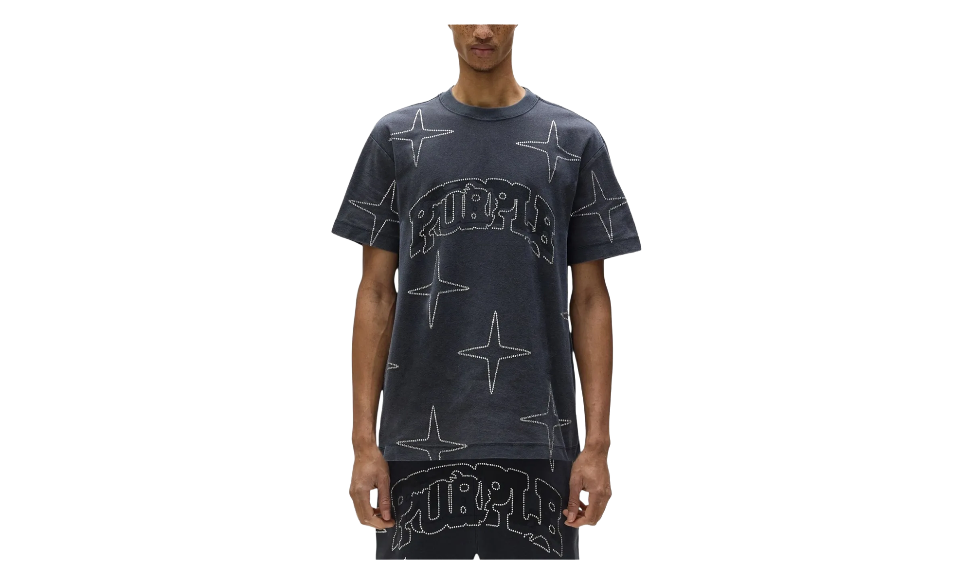 Textured Tee "Black" P104 TBCS325