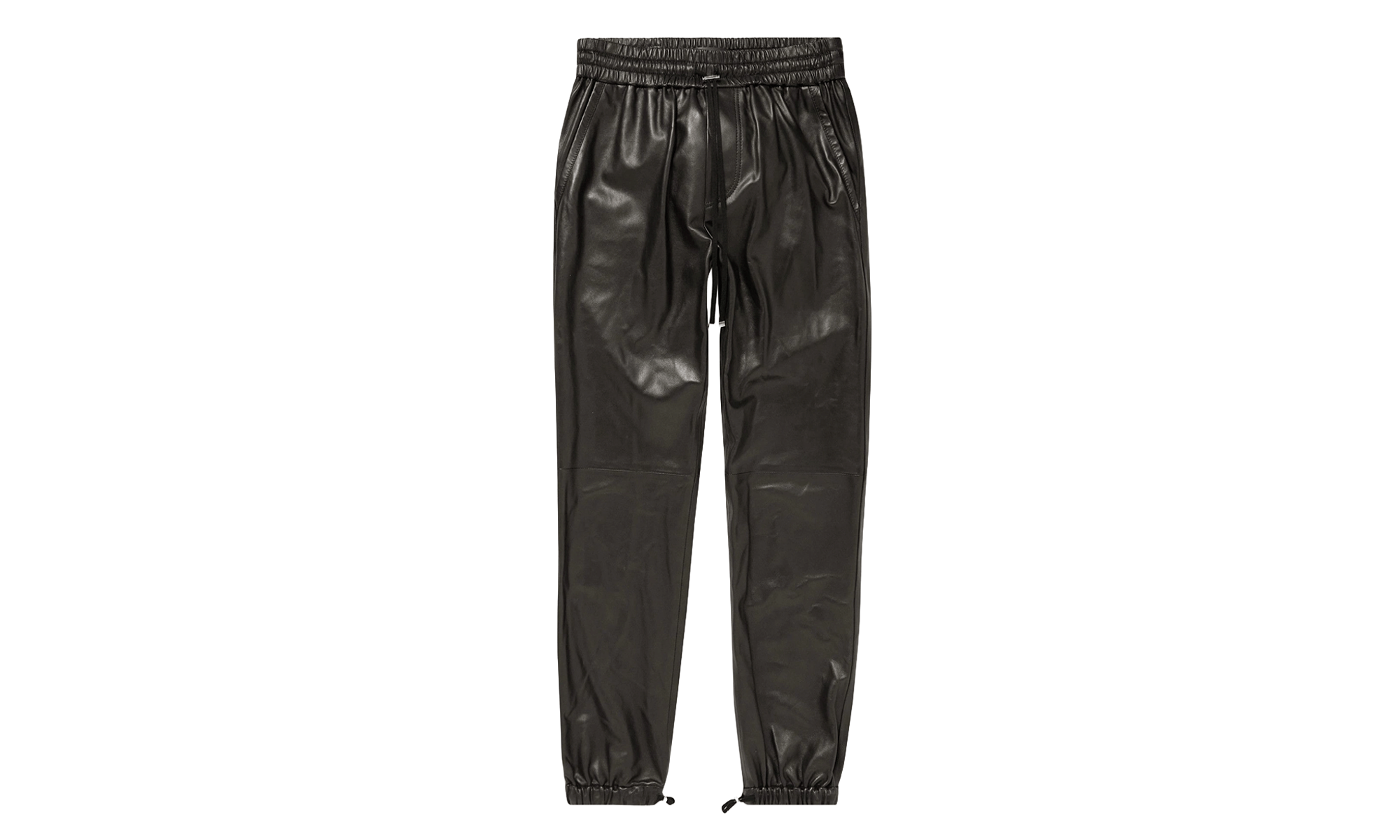Leather Jogger Pants "Black" ALJPB