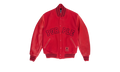 CLASSIC WOOL LEATHER BOMBER "Red" P321 GRWL923