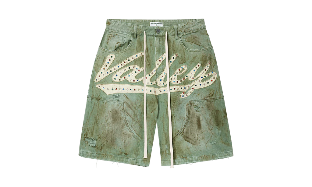 Green Skittle Jorts "Dirt/Green" VALE 06 012 GSJ GN