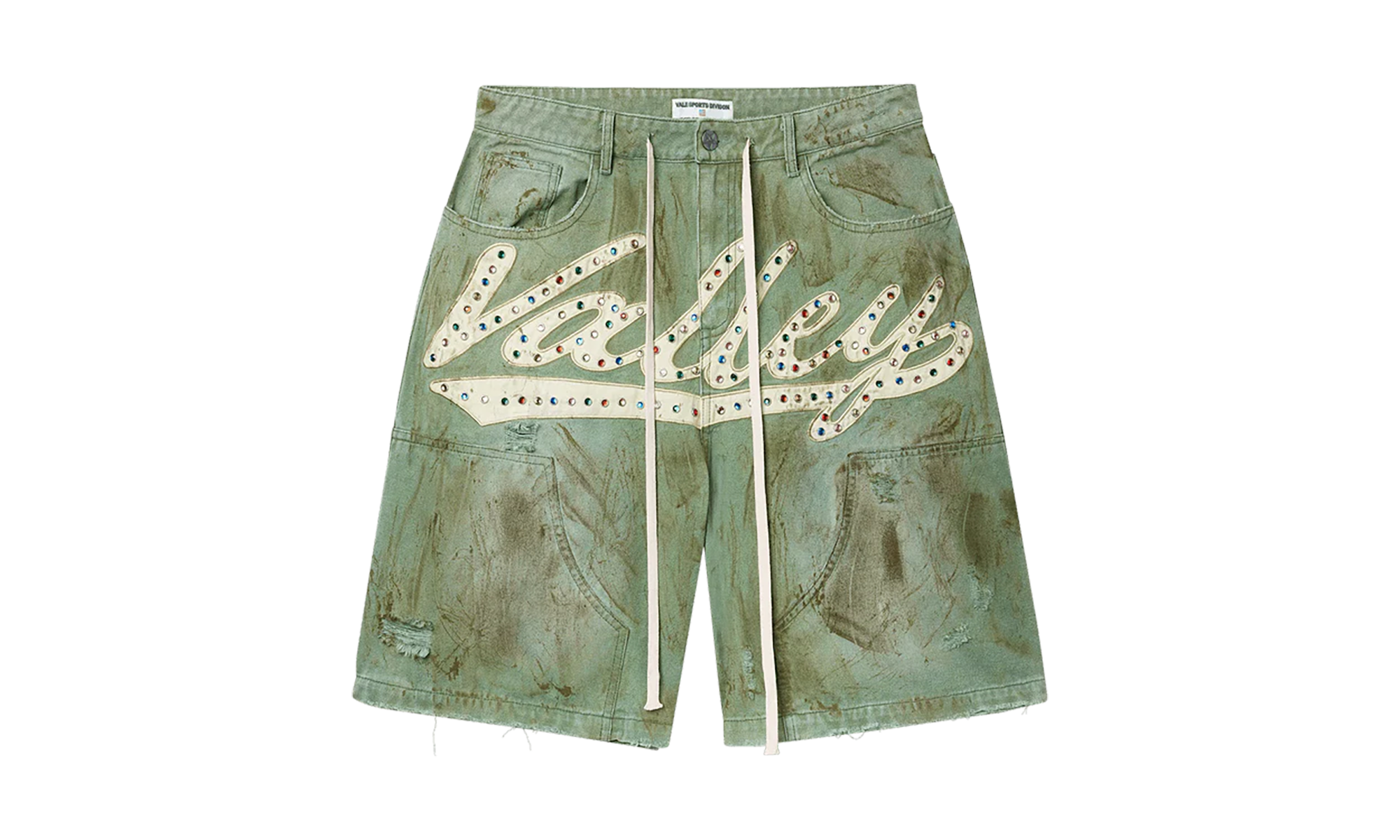 Green Skittle Jorts "Dirt/Green" VALE 06 012 GSJ GN