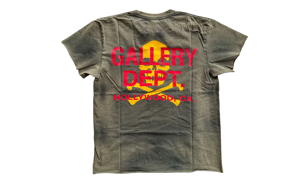 Distressed Bones T-Shirt "Faded Black" CR0P4J2N