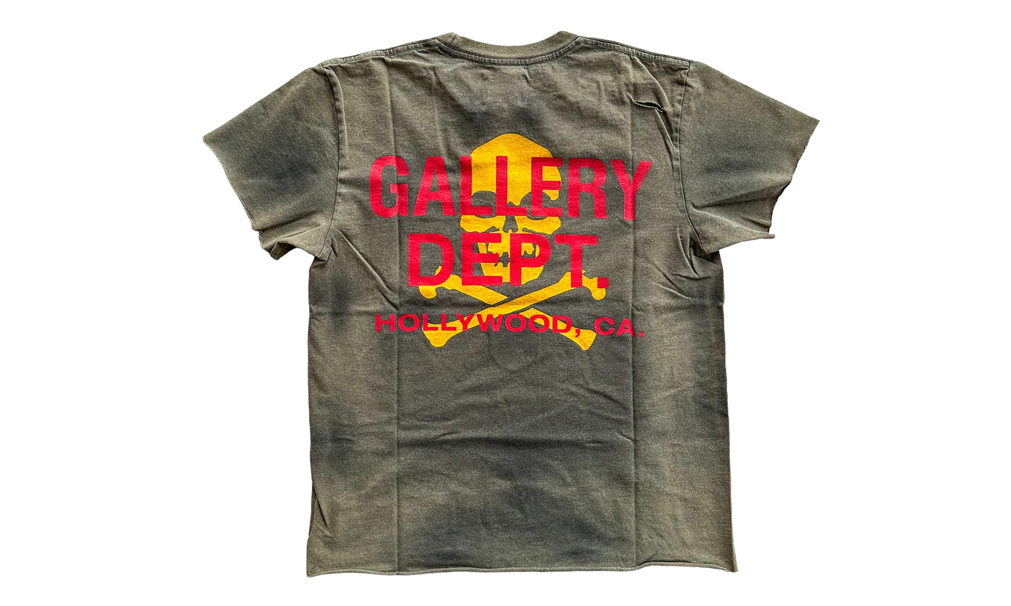 Distressed Bones T-Shirt "Faded Black" CR0P4J2N