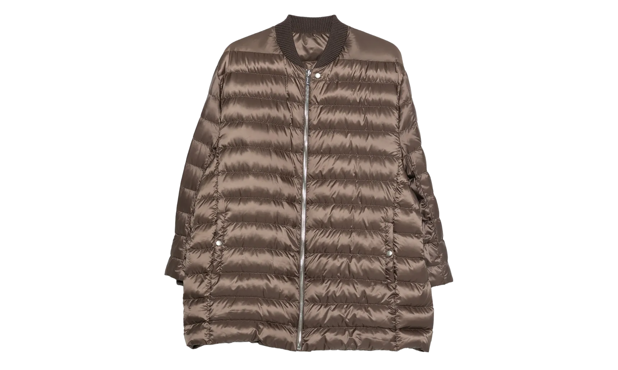 Rick Owens Woven Flight Parka Jacket "Dark Dust" MON35