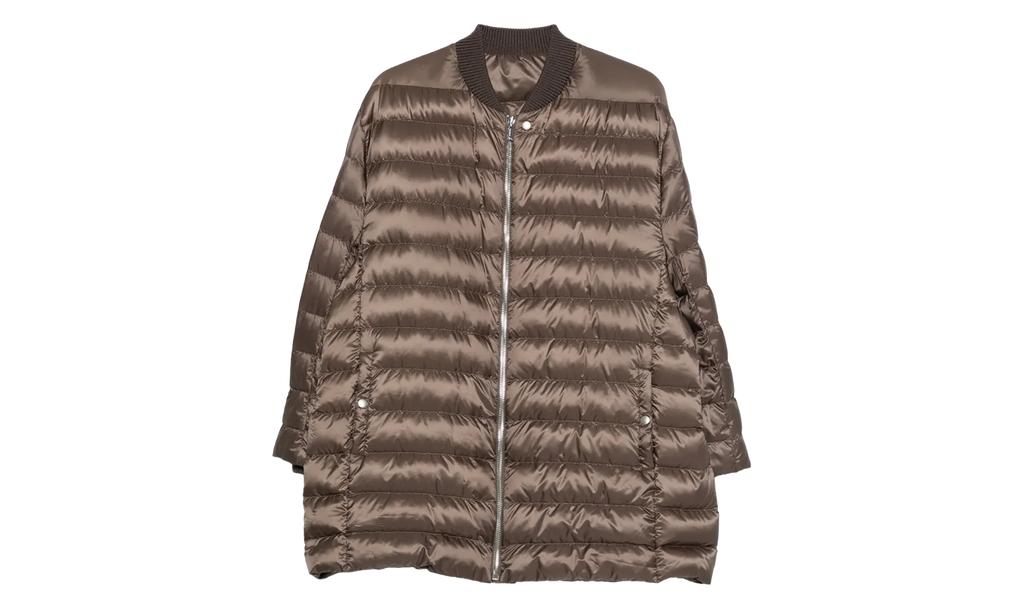 Rick Owens Woven Flight Parka Jacket "Dark Dust" MON35