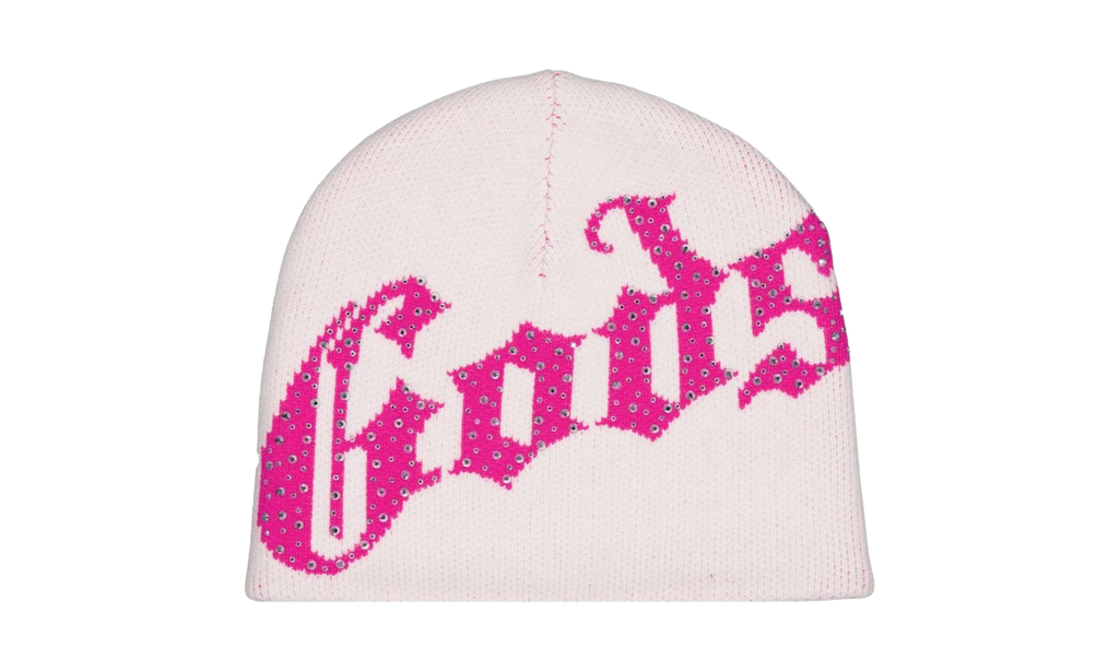 OG Logo Studded Beanie "White / Pink" HS2QJBM0