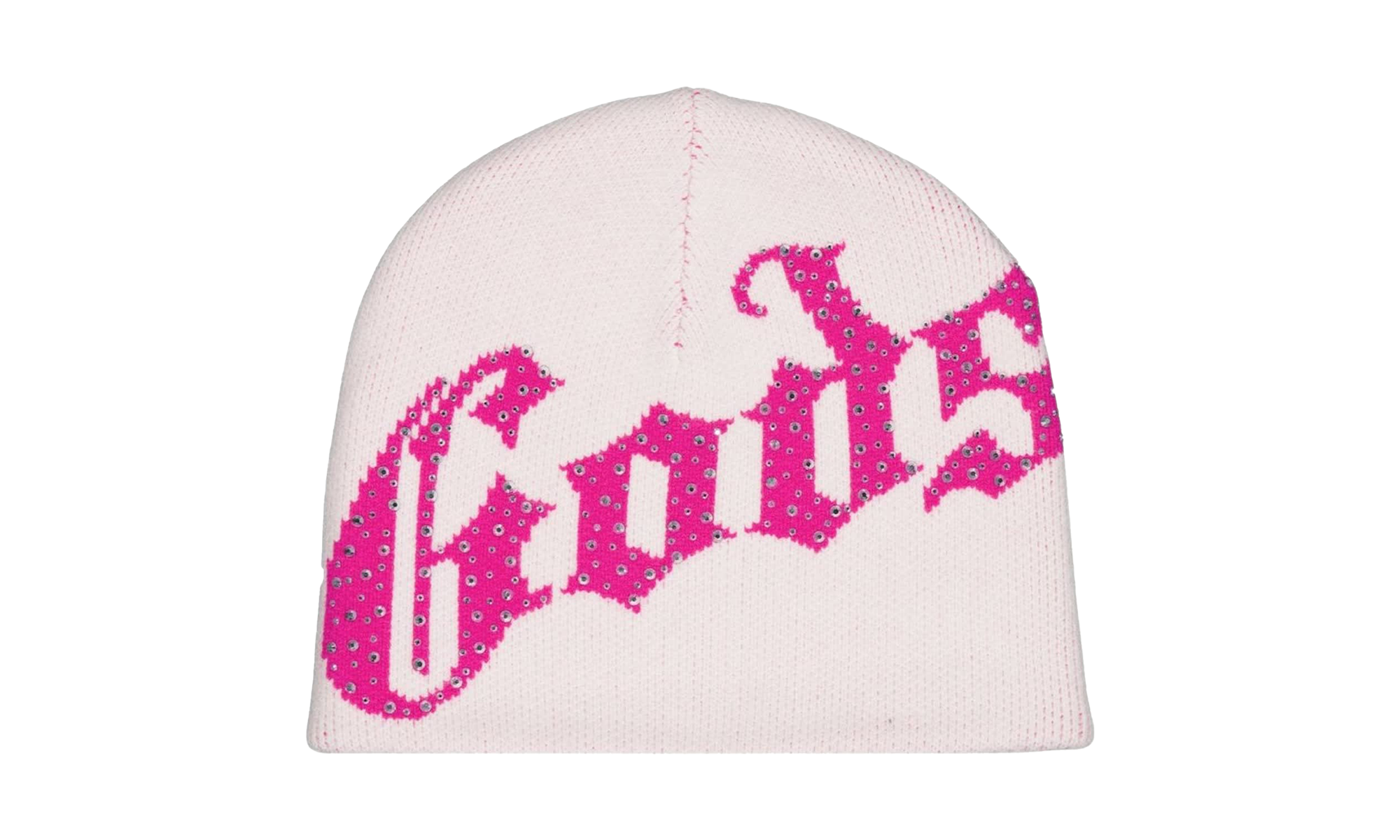 OG Logo Studded Beanie "White / Pink" HS2QJBM0