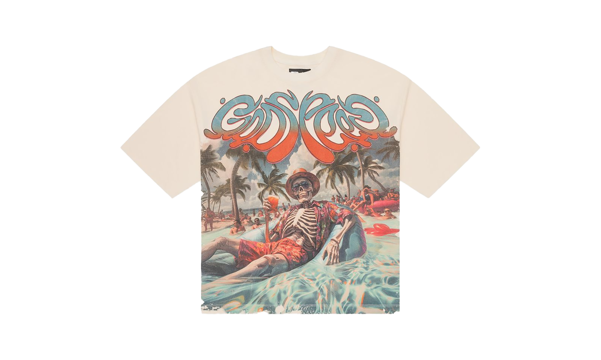 Pool Party SS Tee "Bone" GS005