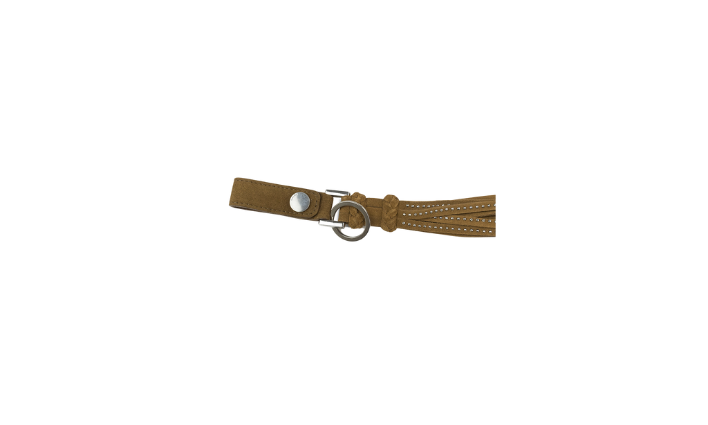 STD SUEDE LONG TASSEL KEYCHAIN "Brown" AKSUE LTABRN
