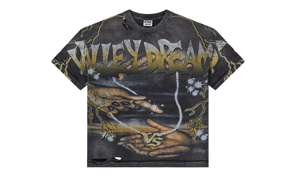 Valley Dream vs Renaissance Tee "Washed Black" HEAWJT9K