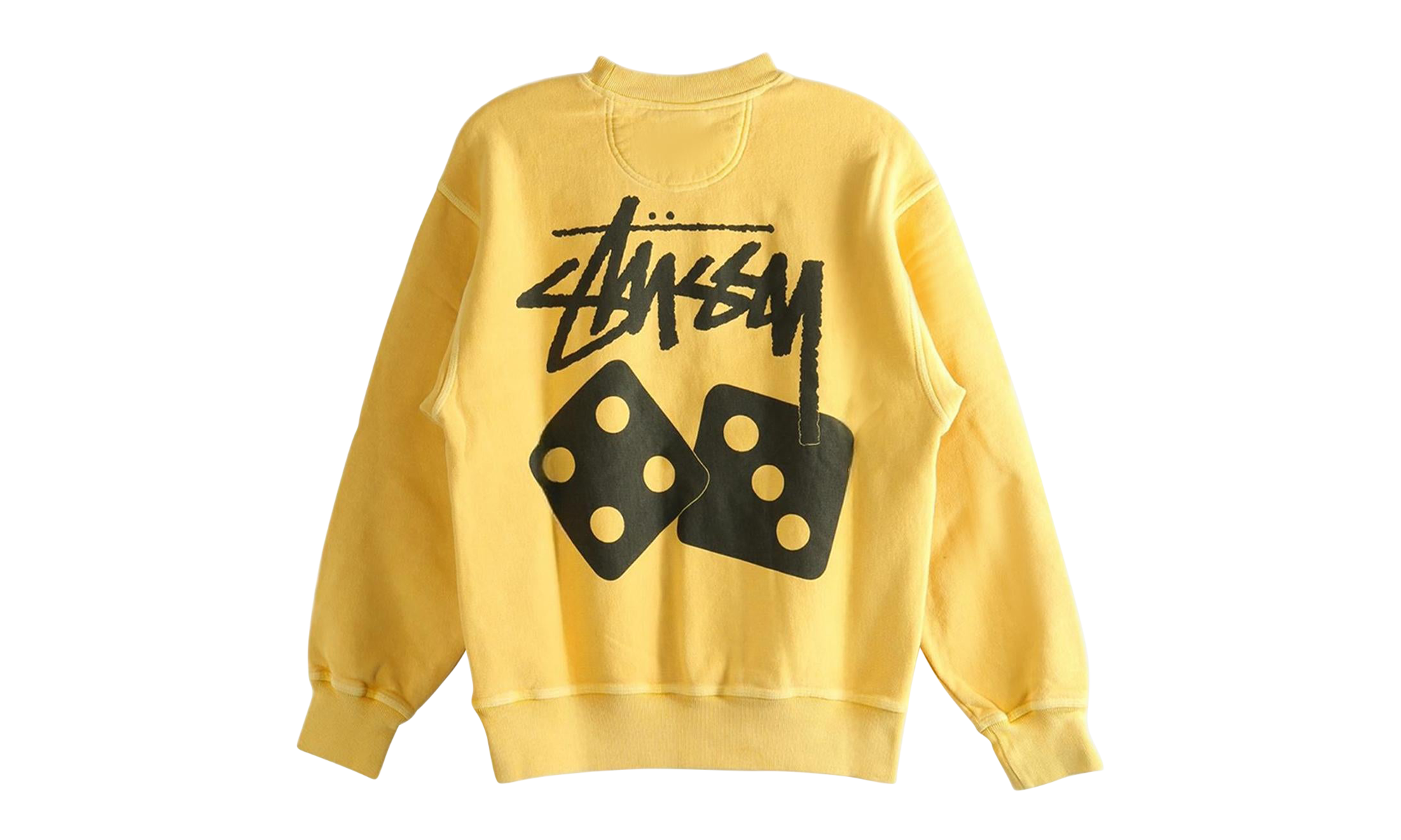 Dice Pig Dyed Crew Sweatshirt "YELLOW" 1915077 YELO
