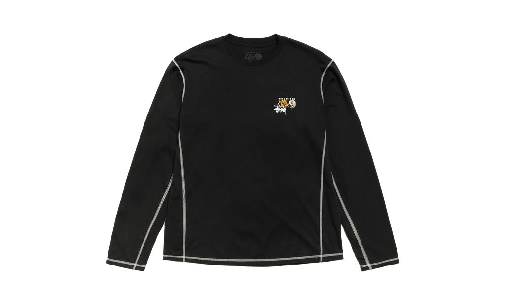 MOUNTAIN HARDWEAR LS TEE "Black" STUS67