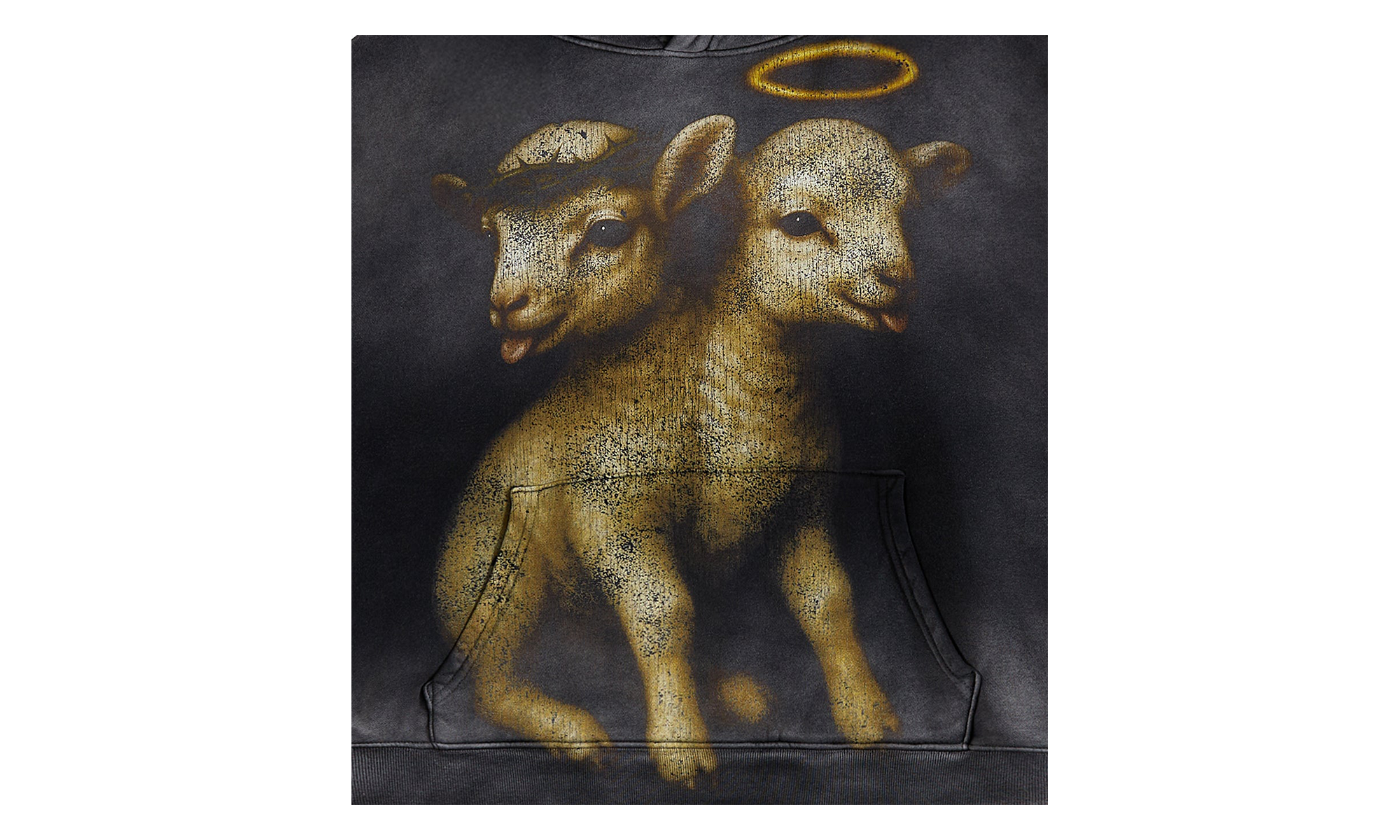 Lamb Hoodie "Black" HSR234
