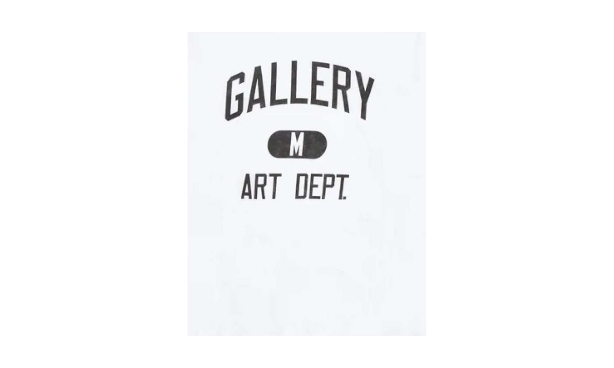 Art Dept T-Shirt "White / Black" UE5MO3MS