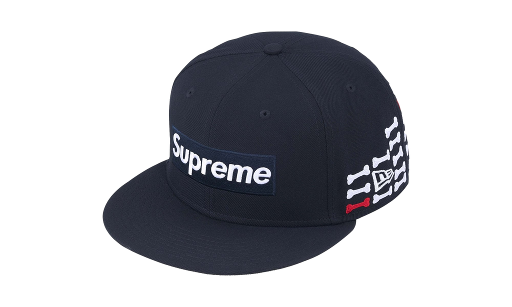 Bones Box Logo New Era 59Fifty Fitted Hat "Navy" SU26346