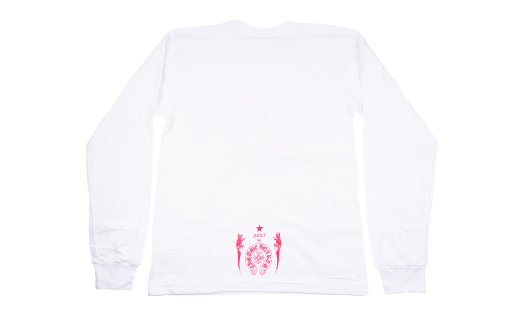 FOTI LONG SLEEVE "WHITE / PINK" CHRM0777
