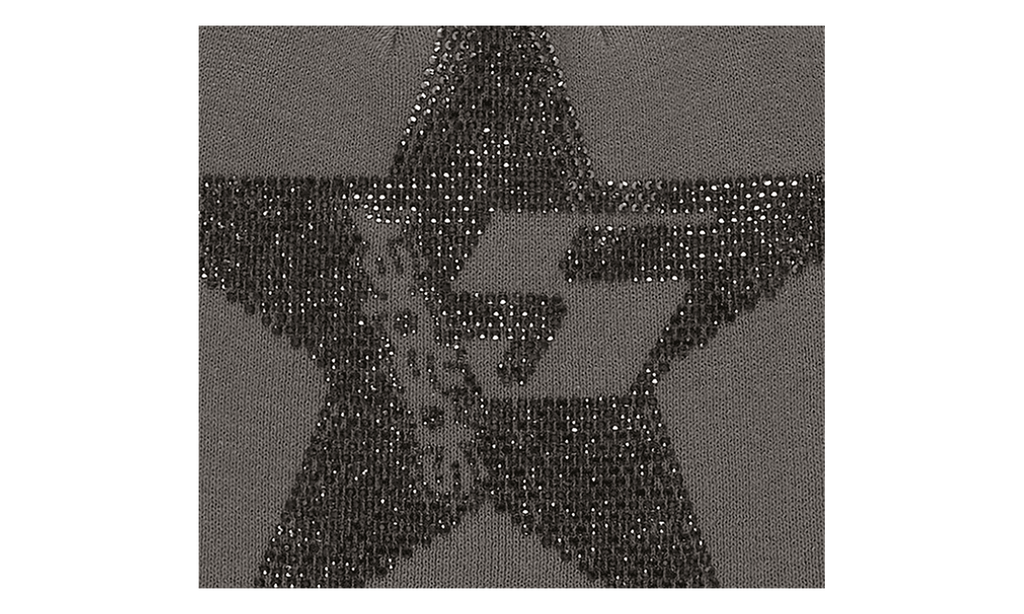 Star Rhinestone Skully "Slate Grey" SP5der313