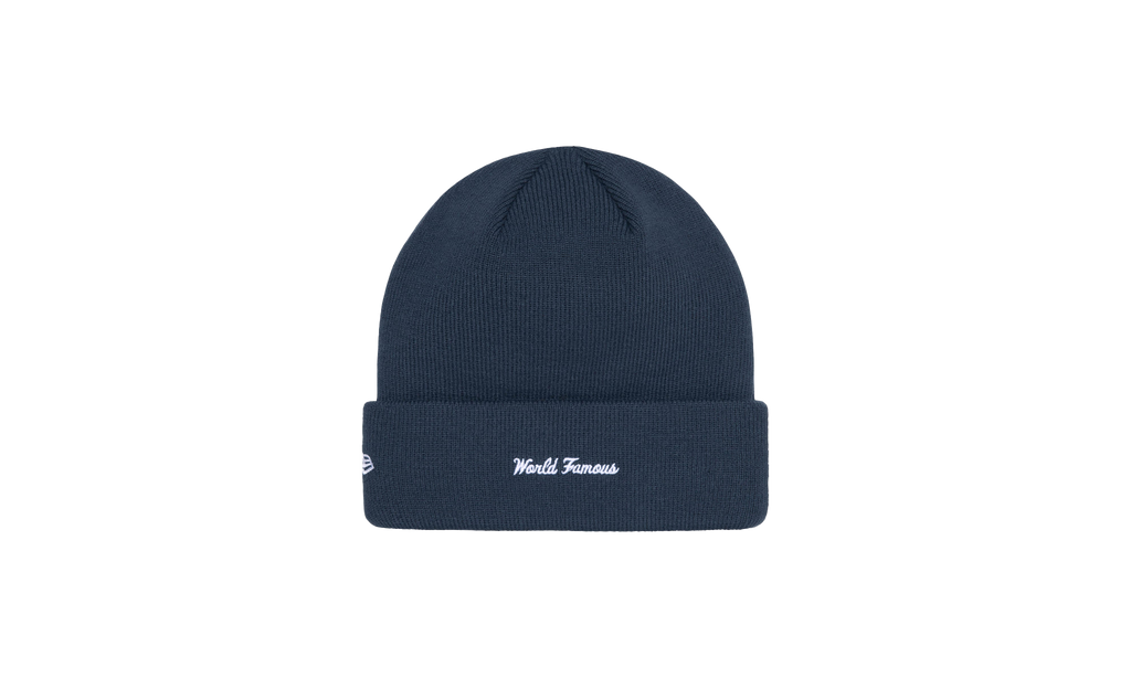 New Era® Box Logo Beanie "FW24 Navy" SU936