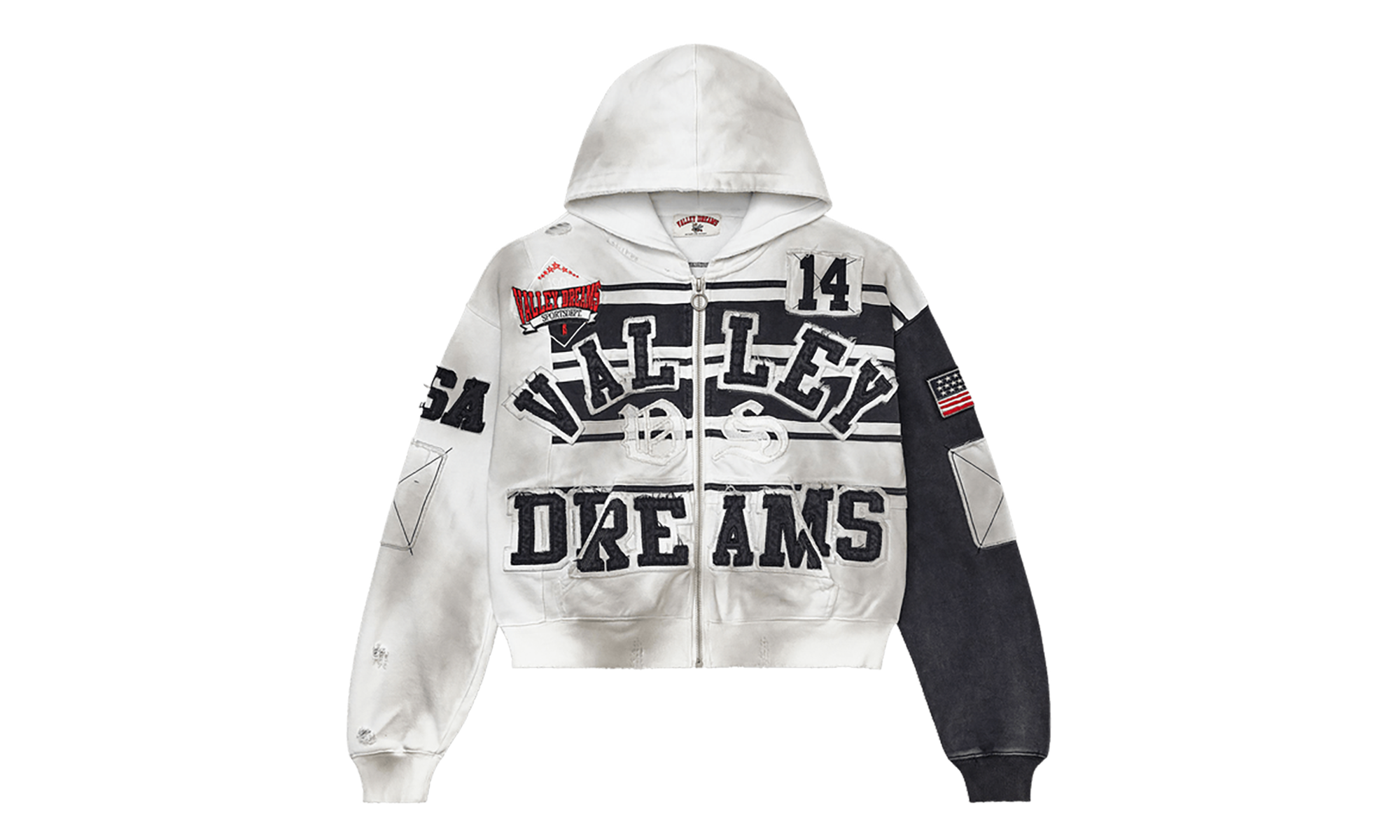 Collage Zip Up "Mono" 11451 10004VFCZUM MONO