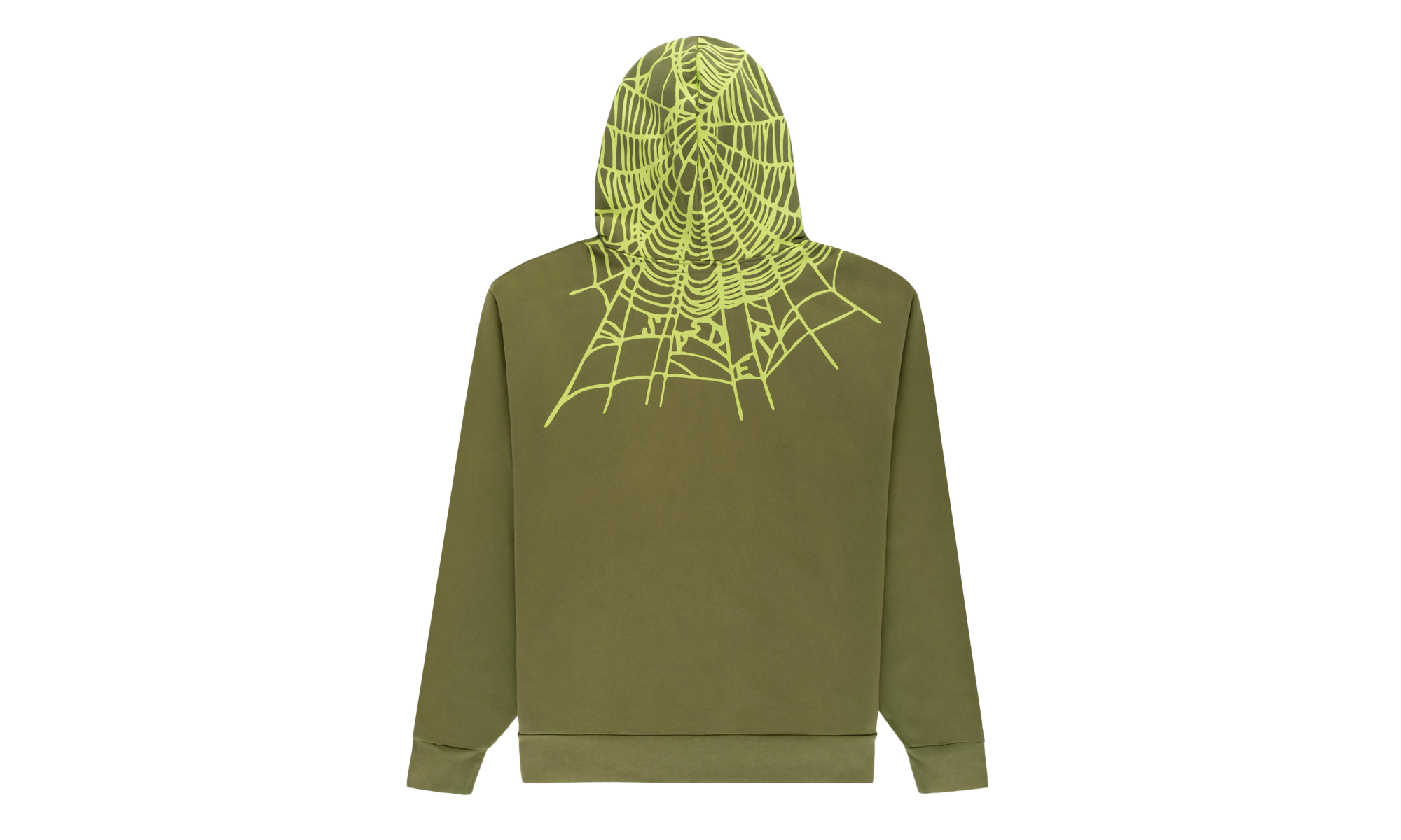 HEAVY WEB HOODIE "Olive" SP5der87