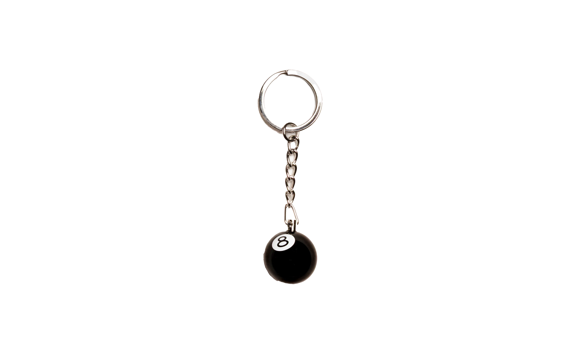 8 BALL KEYCHAIN "Silver" STUS110