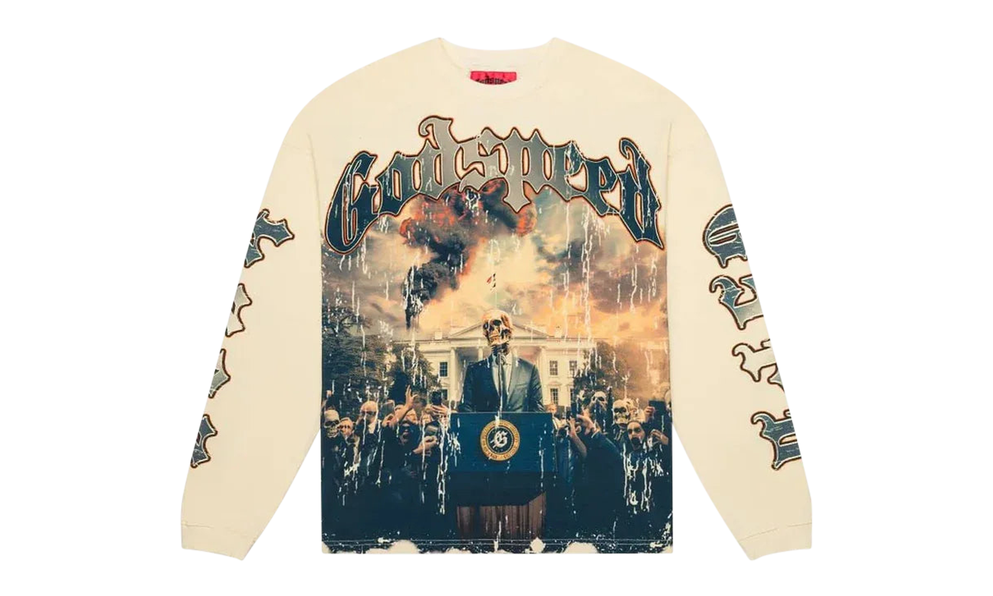 V.O.D 2024 Long Sleeve T-Shirt "Bone" MUGKDEQI