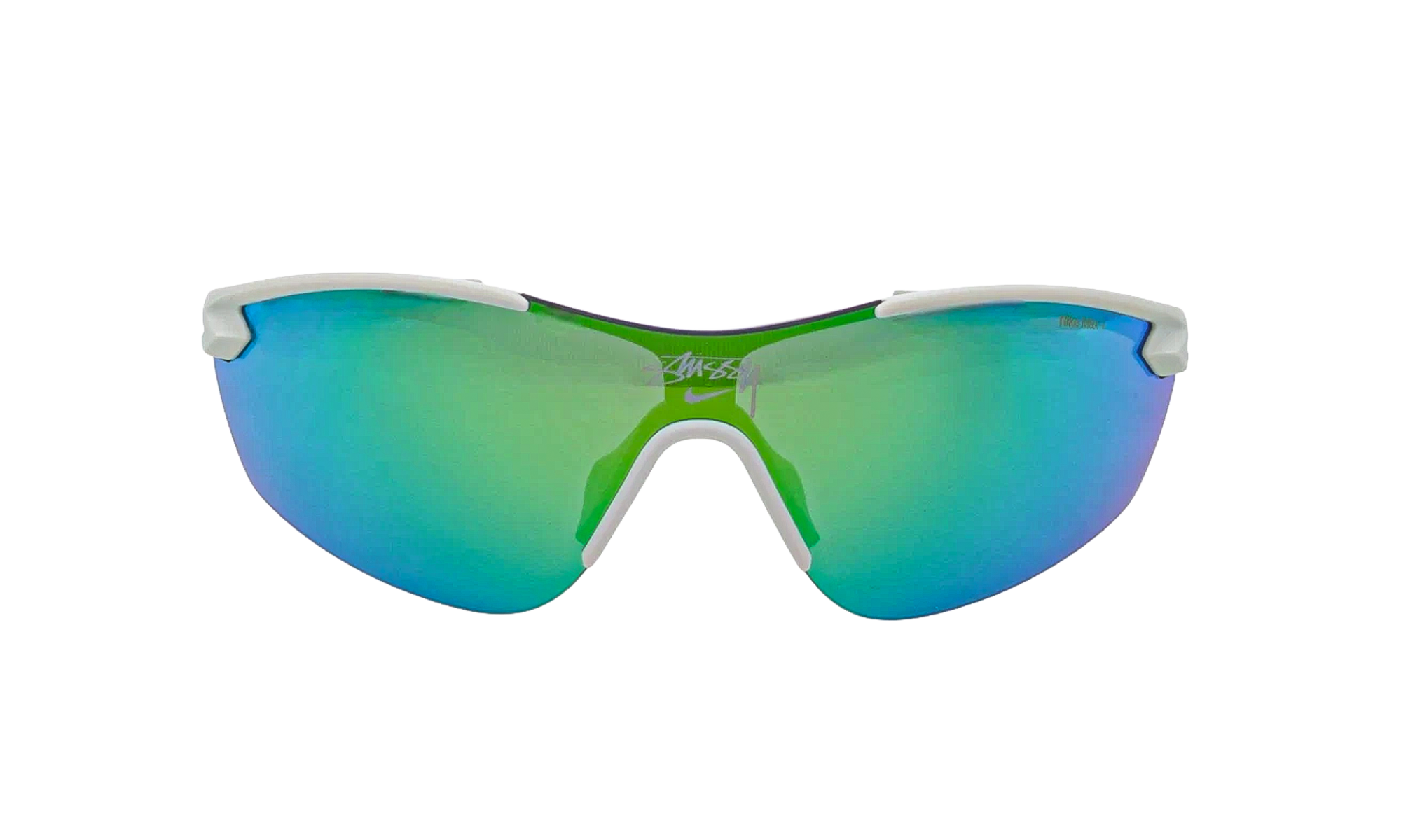 Victory Elite Sunglasses "Stussy - Matte Light Bone / Green Mirror" EV24029 072