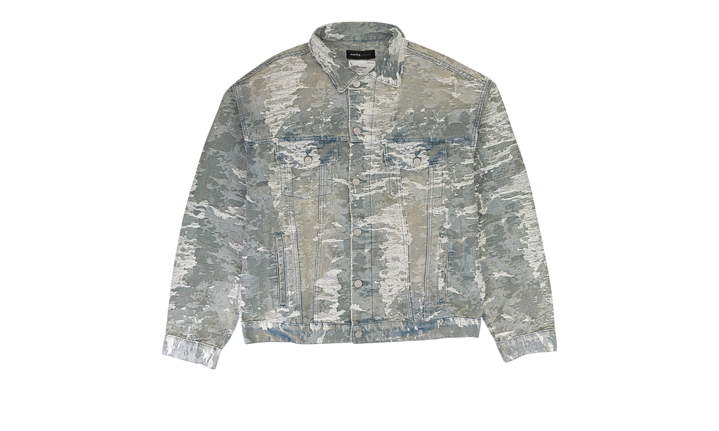 JACQUARD JACKET VINTAGE "Blue" P027 JJVI423